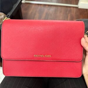 Michael Kors Red Crossbody bag